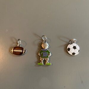 🏈 Sports Themed Charms Set ⚽️